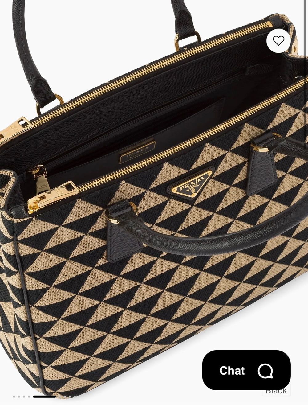 Prada
Medium Symbole Embroidered Fabric Top Handle Bag - Picture 1 of 17